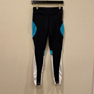 ALALA Tight Leggings  Black/White/Blue size Small